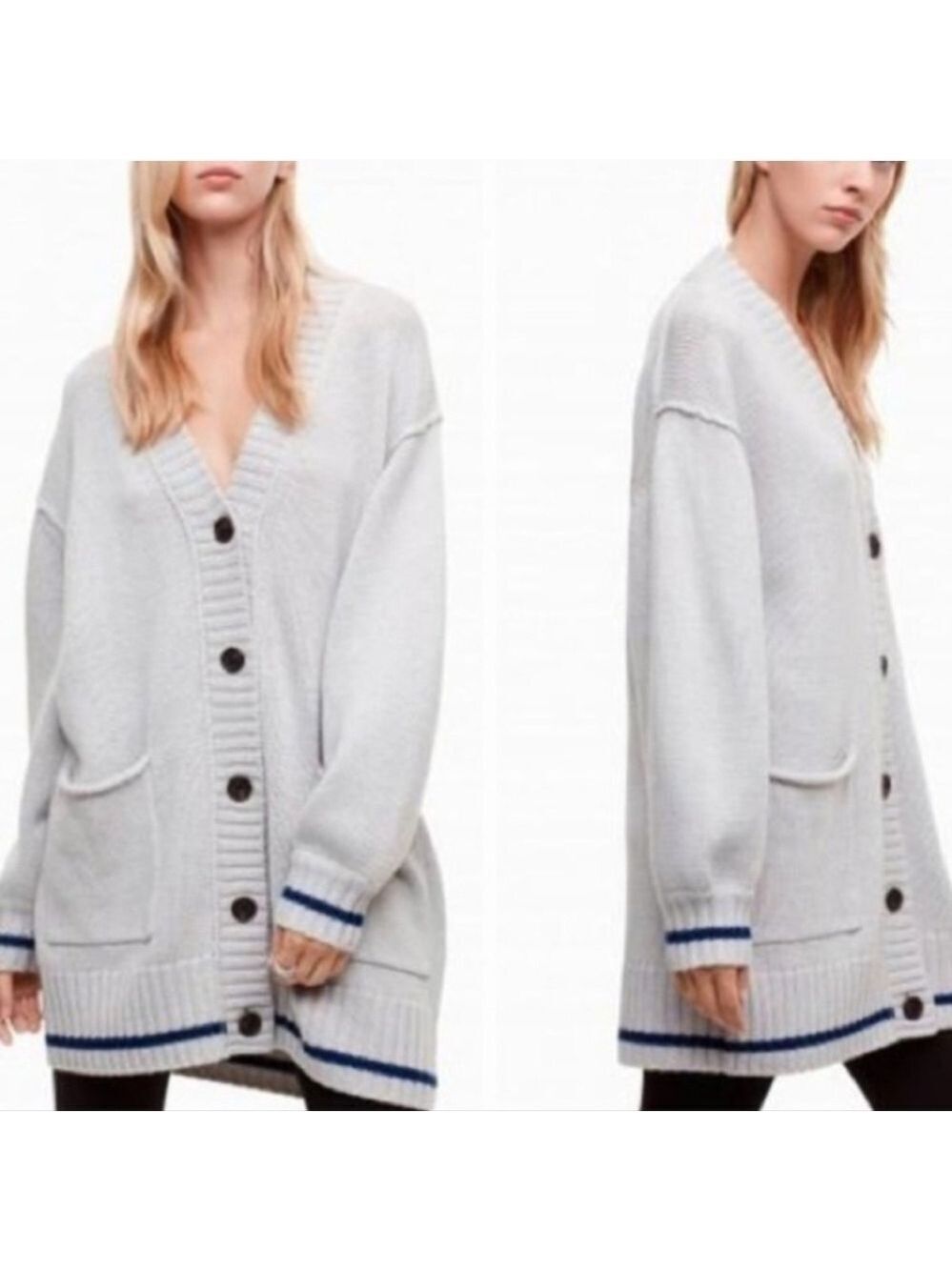 Aritzia Wilfred Venzen merino wool oversized cardigan M(2) BNWT